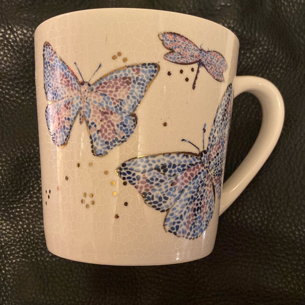 Seeds & Sunshine butterfly mug